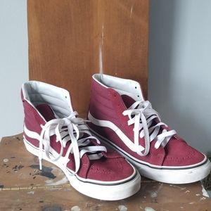 Red vans.